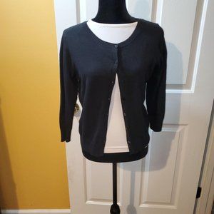 JOSEPH A Black Cardigan Sweater